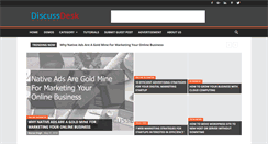 Desktop Screenshot of discussdesk.com