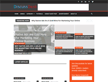 Tablet Screenshot of discussdesk.com